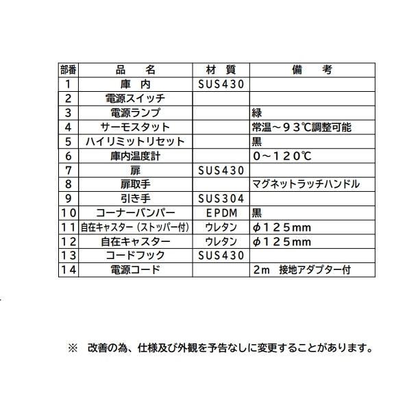 マルゼン（MARUZEN） ホットワゴン シートパン専用 ステン扉 MHW-S2