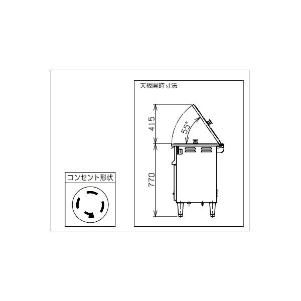 マルゼン（MARUZEN） MUSE-055B1 電気蒸し器 セイロタイプ 吹出口×1