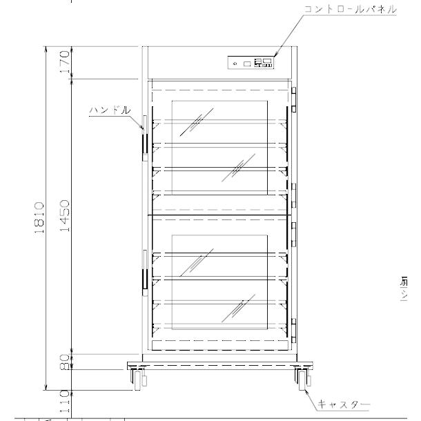 遠赤外線温蔵庫 NB-490EG アンナカ(ニッセイ) 温蔵庫 遠赤外線 単相100V クリーブランド｜i-cleaveland｜04