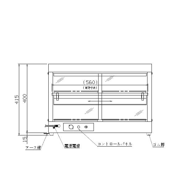 ニッセイ 遠赤外線ホットショーケース NH-305E アンナカ ニッセイ 遠赤外線ホットショーケース NH-305E アンナカ
