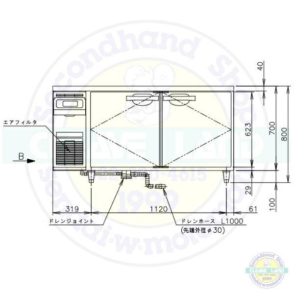 ホシザキ RT-150SNJ-ML ワイドスルー 自然冷媒テーブル形冷蔵庫 ホシザキ RT-150SNJ-ML ワイドスルー 自然冷媒テーブル形冷蔵庫