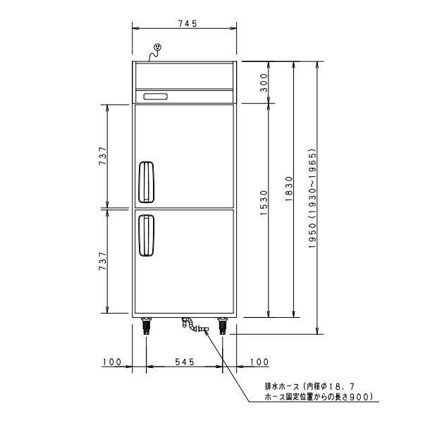 SRF-K781B　パナソニック　縦型冷凍庫　1Φ100V  業務用冷凍庫 別料金にて 設置 入替 回収 処分 廃棄 クリーブランド｜i-cleaveland｜04