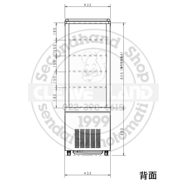 Panasonic（パナソニック） タテ型ショーケース SSR-Z165A スイング扉