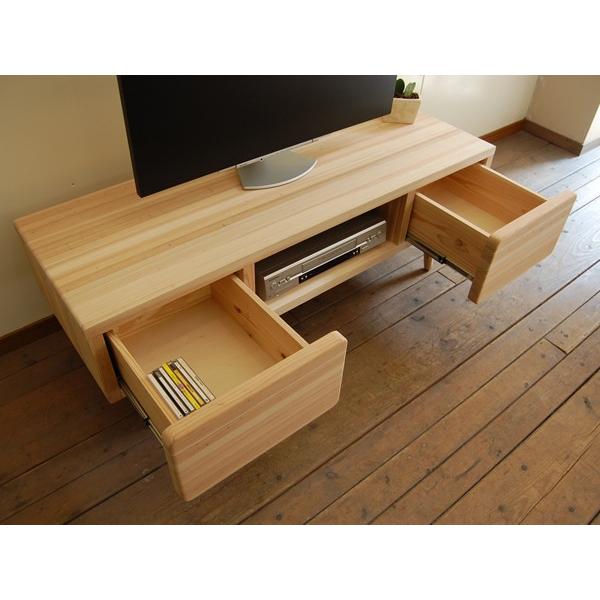 テレビボード テレビ台 TVボード TV台 幅130 無垢材 杉 天然木 木製