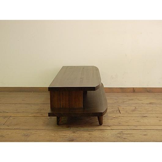 テレビボード テレビ台 おしゃれ 北欧 木製 130 ダークブラウン 無垢材