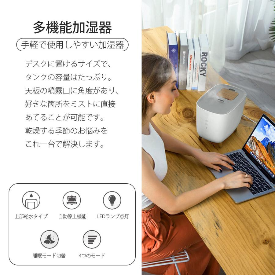 加湿器 超音波式 おしゃれ 卓上 オフィス リビング 寝室 子供部屋 シンプル かわいい コンパクト 大容量 インテリア 超音波式加湿器 I Concept 通販 Paypayモール