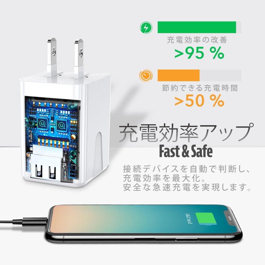 Usb 充電器 Acアダプター スマホ充電器 2ポート 高速充電 2台同時充電 Iphone Android コンセント Pse認証 折りたたみ式プラグ 送料無料 90日保証 T2u I Concept 通販 Yahoo ショッピング