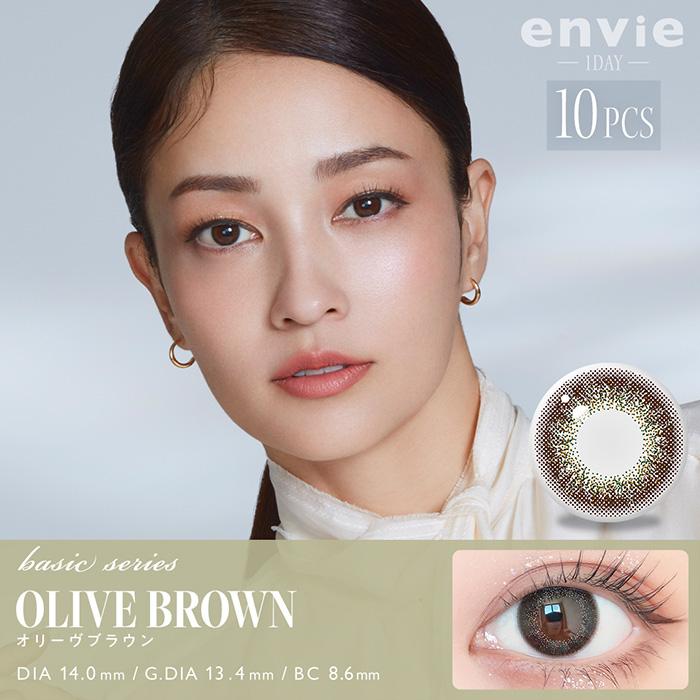 カラコン ワンデー 度あり アンヴィ 黒木メイサ DIA14.0mm BC8.6 1箱10枚入り 大人ナチュラル ブラック ブラウン 小さめ 大人ナチュラル 高度数 ハイパワー | envie | 03