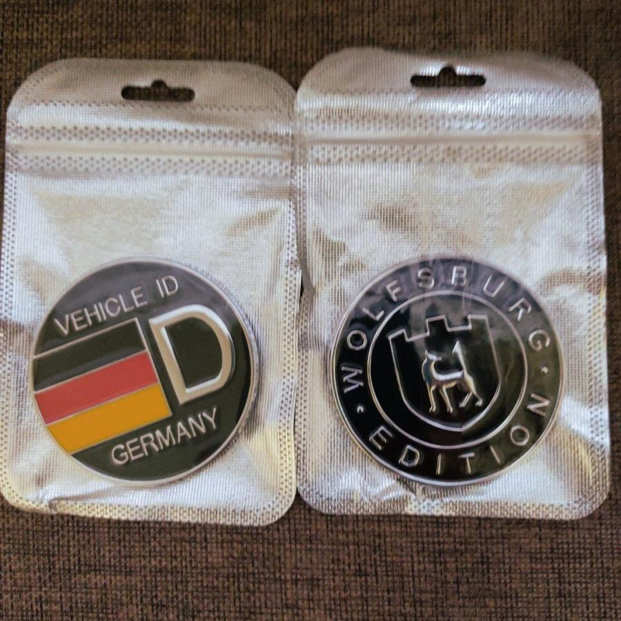新製品】VW WolfsburgEditionエンブレム＆VEHICLE GERMANY（ドイツ車用