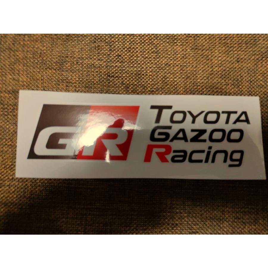 新製品】GR（TOYOTA GAZOO Rasing） ステッカーB 1枚 : インテリア