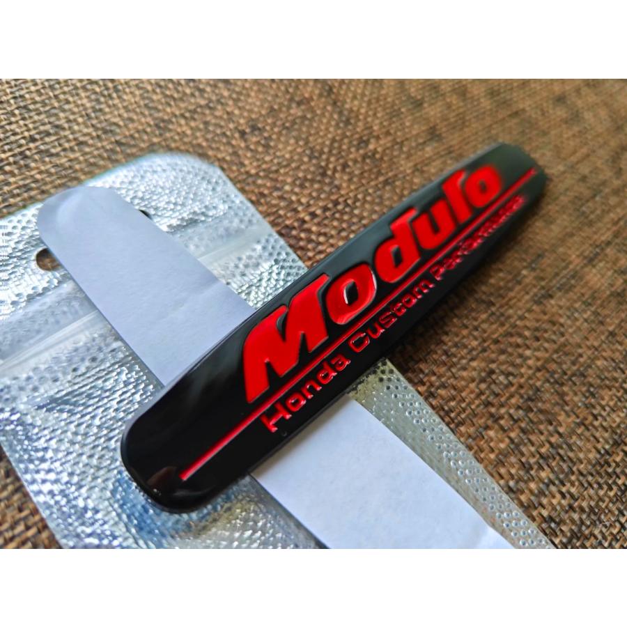 【ブラック/レッド】【Maodulo】HONDA ACCESS 3Dメタル エンブレムA2 【ホンダアクセス】 |  | 01
