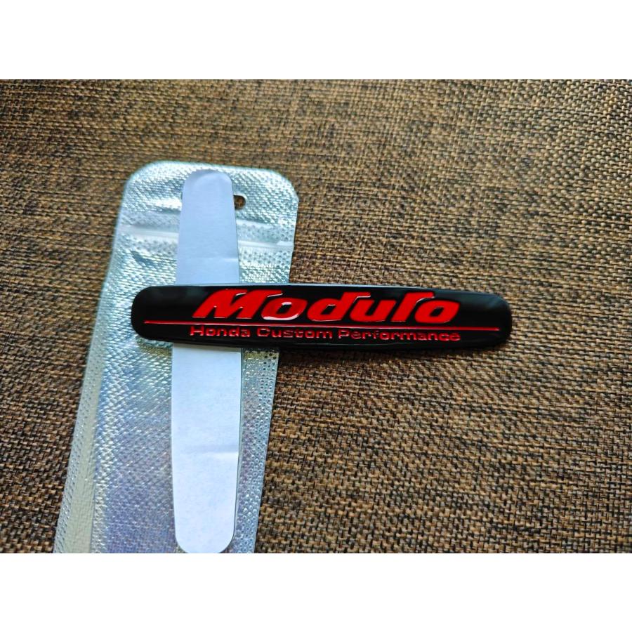【ブラック/レッド】【Maodulo】HONDA ACCESS 3Dメタル エンブレムA2 【ホンダアクセス】 |  | 05