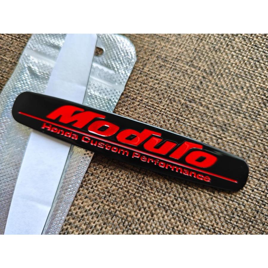 【ブラック/レッド】【Maodulo】HONDA ACCESS 3Dメタル エンブレムA2 【ホンダアクセス】 |  | 07