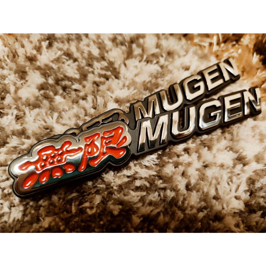 新製品】厚みのある高品質な無限（MUGEN） エンブレム H（2種類