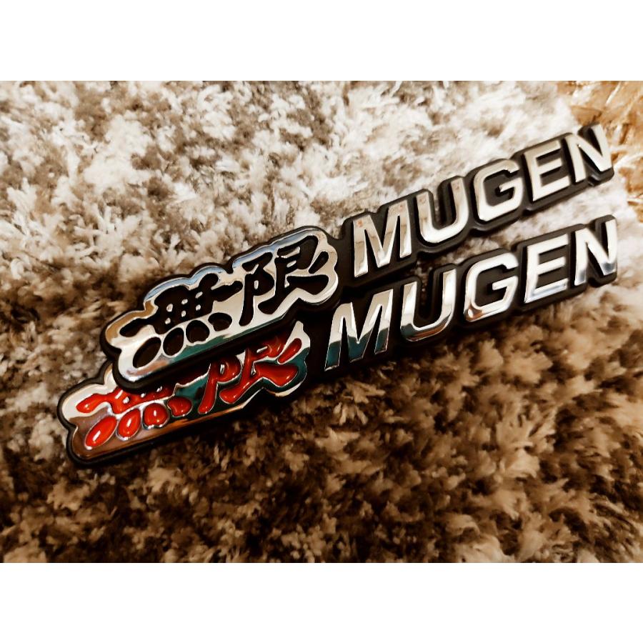 新製品】厚みのある高品質な無限（MUGEN） エンブレム H（2種類