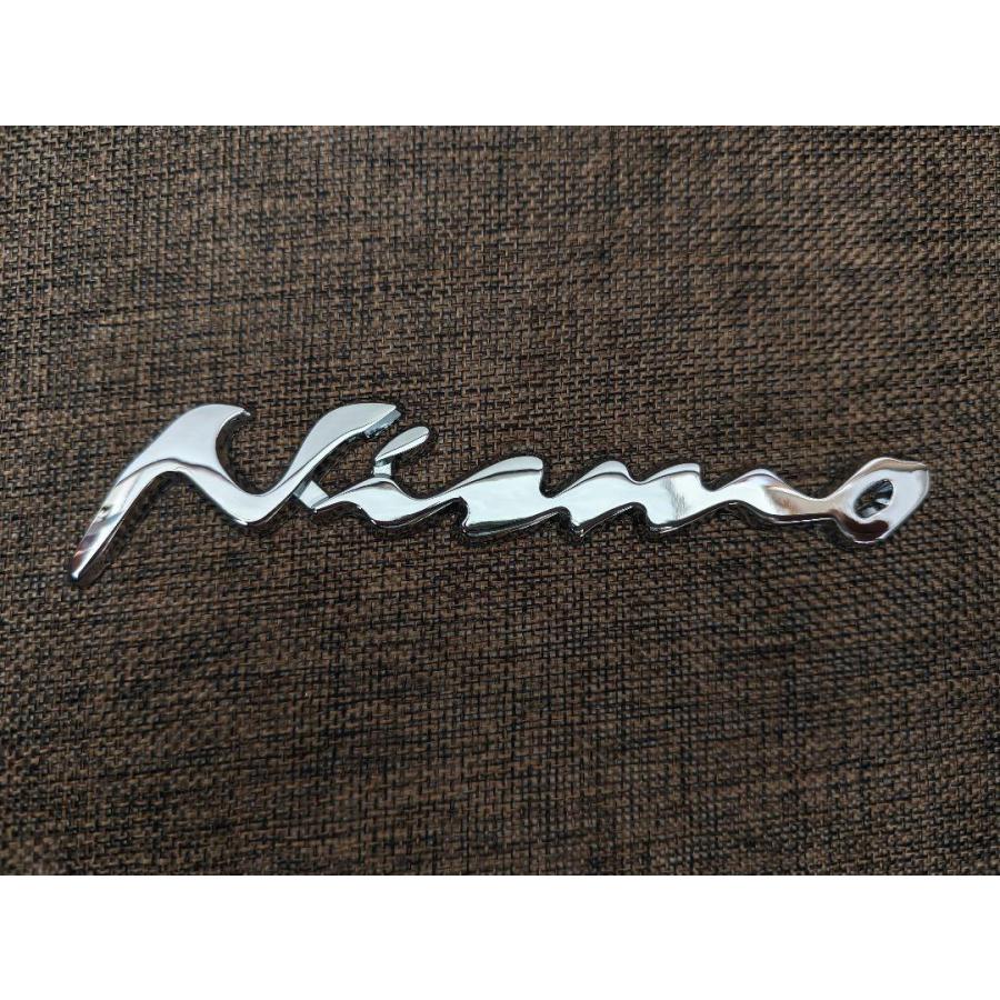 nismo（ニスモ）筆記体タイプ【 メッキ】 大型エンブレム C 日産自動車 
