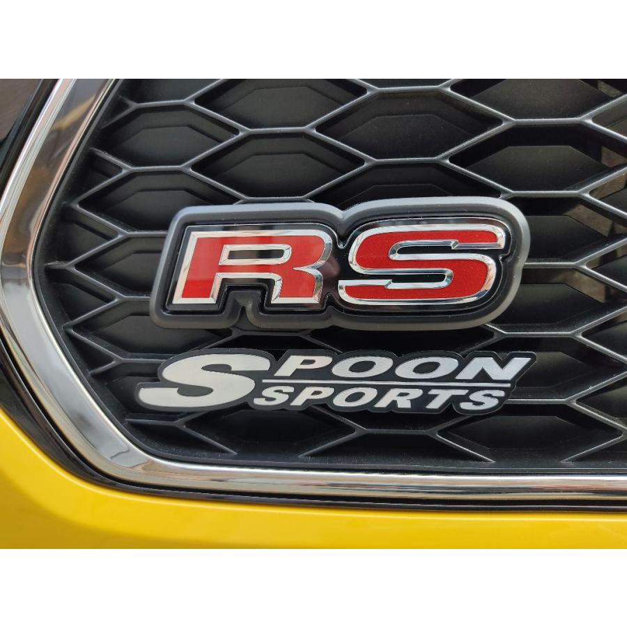 SPOON（スプーン） SPOON SPORTS メタルステッカー アルミ製エンブレム