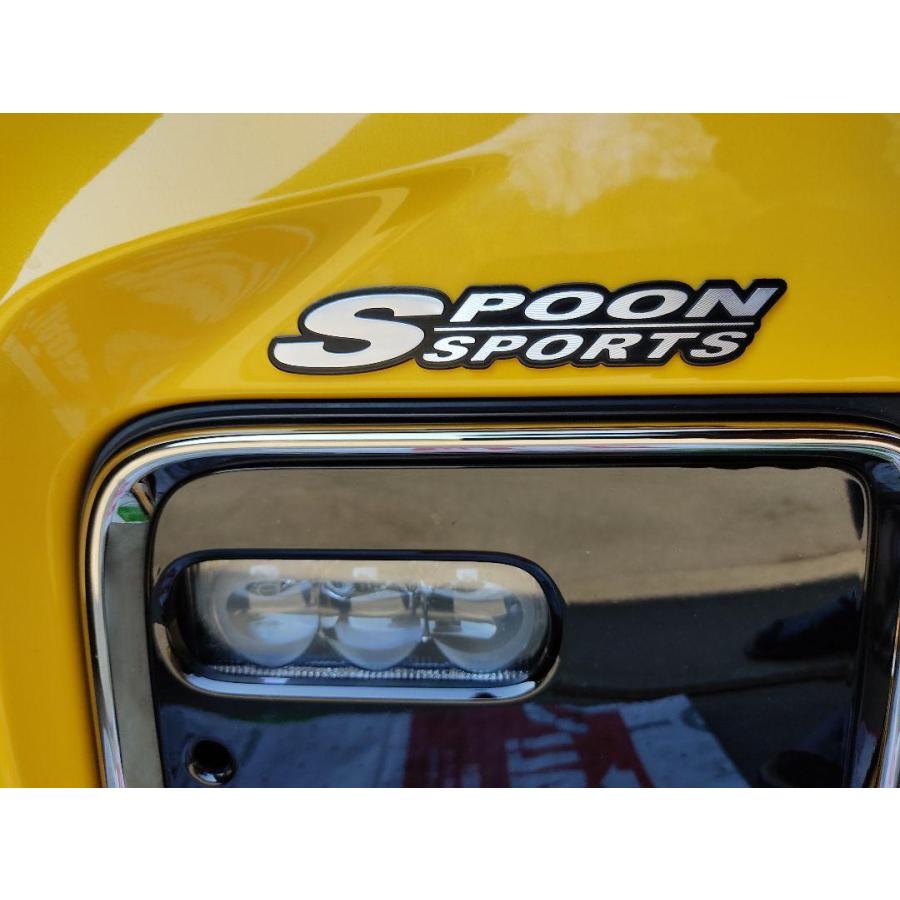 SPOON（スプーン） SPOON SPORTS メタルステッカー アルミ製エンブレム
