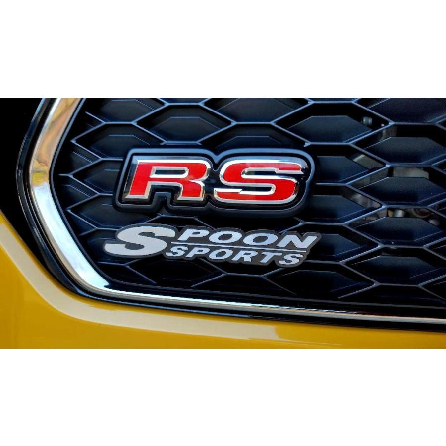 SPOON（スプーン） SPOON SPORTS メタルステッカー アルミ製エンブレム 