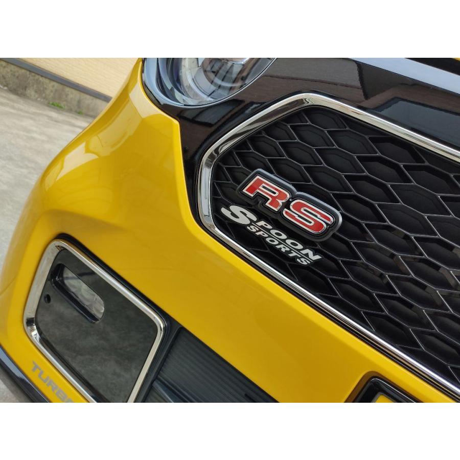 SPOON（車） SPOON SPORTS メタルステッカー アルミ製エンブレム 