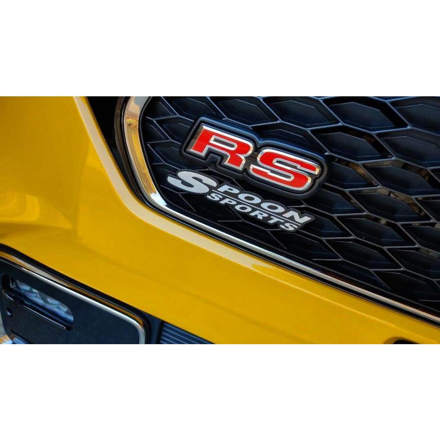 SPOON（車） SPOON SPORTS メタルステッカー アルミ製エンブレム 