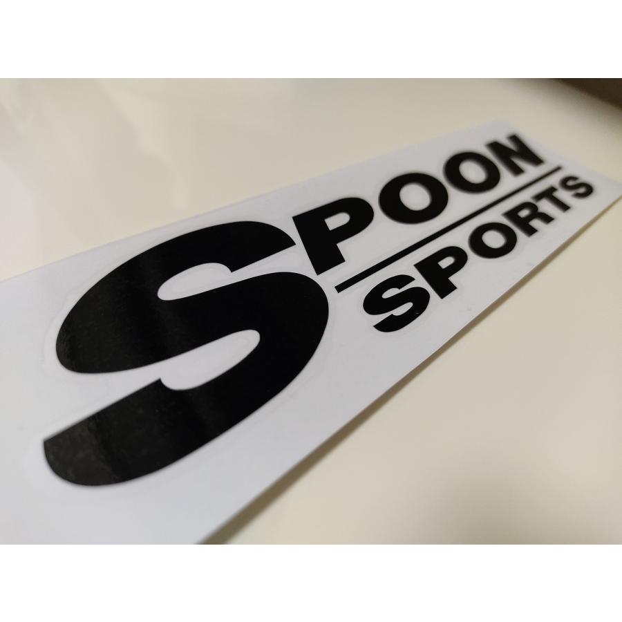 SPOON（スプーン） SPOON SPORTS（5色）ステッカー（ブラック/ブルー