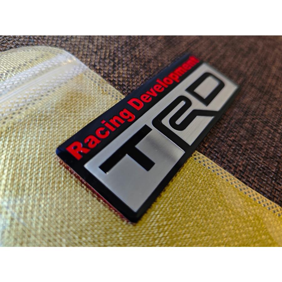 TRD SPORTS アルミ エンブレム ステッカー B : インテリア・雑貨 SHOP