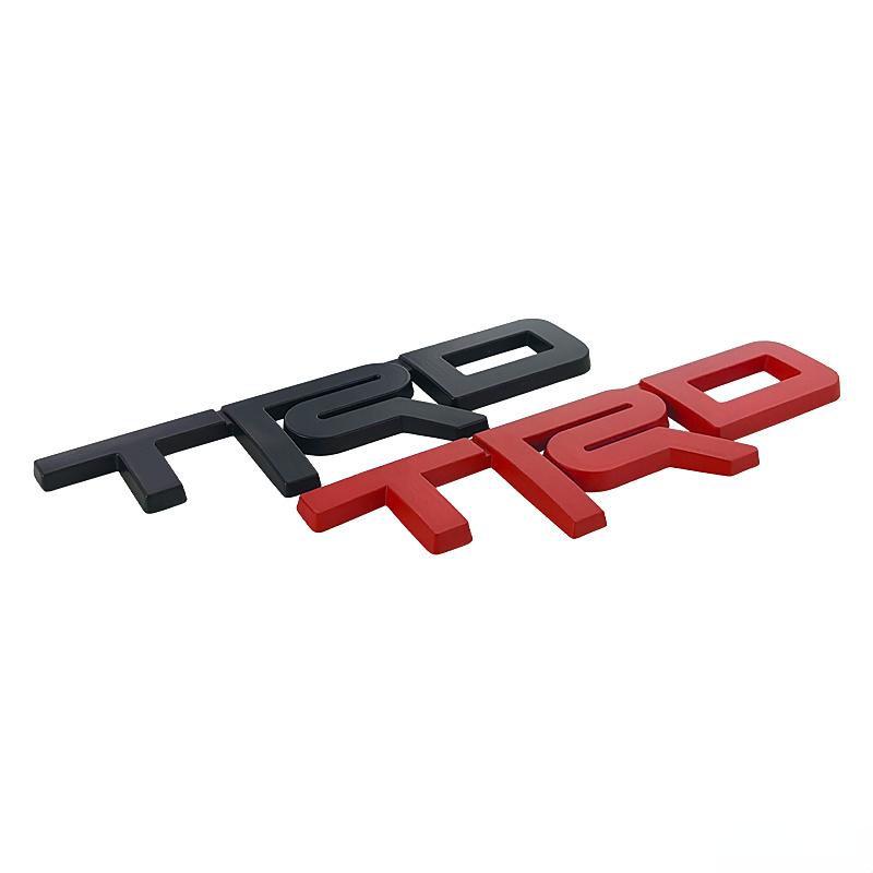 【ブラック・レッド・メッキ】トヨタ TRDエンブレム【35×123mm】高品質（大サイズ）TRD SPORTS エンブレム H｜i-echigoya｜04