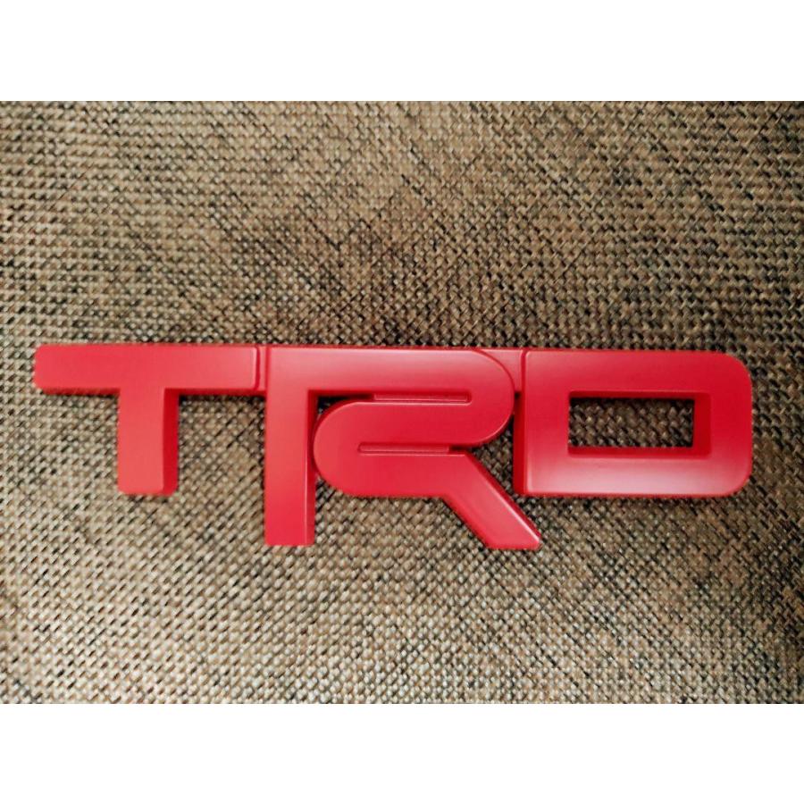 【ブラック・レッド・メッキ】トヨタ TRDエンブレム【35×123mm】高品質（大サイズ）TRD SPORTS エンブレム H｜i-echigoya｜06