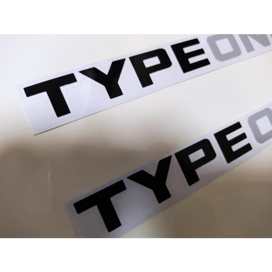 SPOON（車） 1枚 TYPE ONEステッカー（ブラック/シルバー） HONDA ホンダ SPOON SPORTS ドレスアップ ...