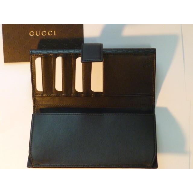 グッチ GUCCI 長財布 メンズ レディース ブラック 新品 マイクログッチシマ :AG160018:イタリアン雑貨えのきや - 通販
