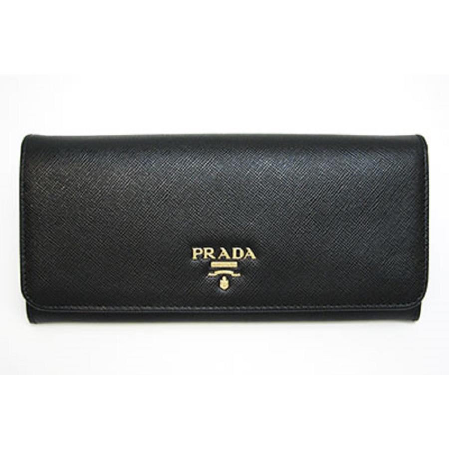 PRADA 長財布　もももーの 関税込】◇PRADA プラダ◇サフィアーノ レザー ロゴ 長財布 (PRADA/長