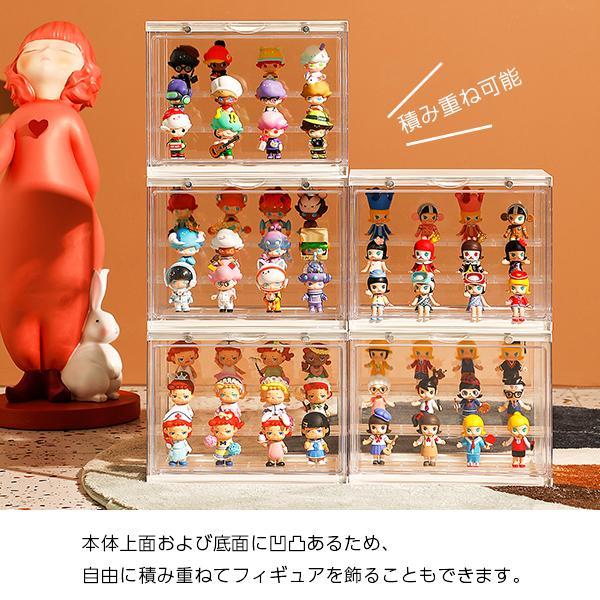 フィギュアケース 3段 コレクション ケース ボックス 棚 アクリル 大型
