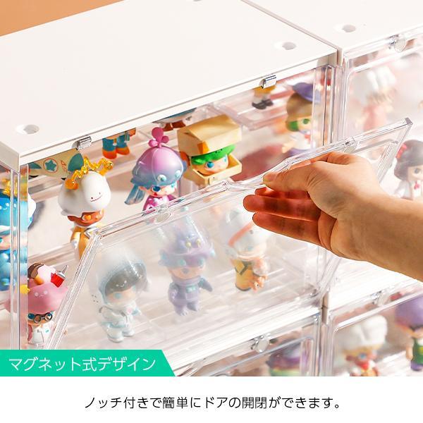 フィギュアケース 3段 コレクション ケース ボックス 棚 アクリル 大型