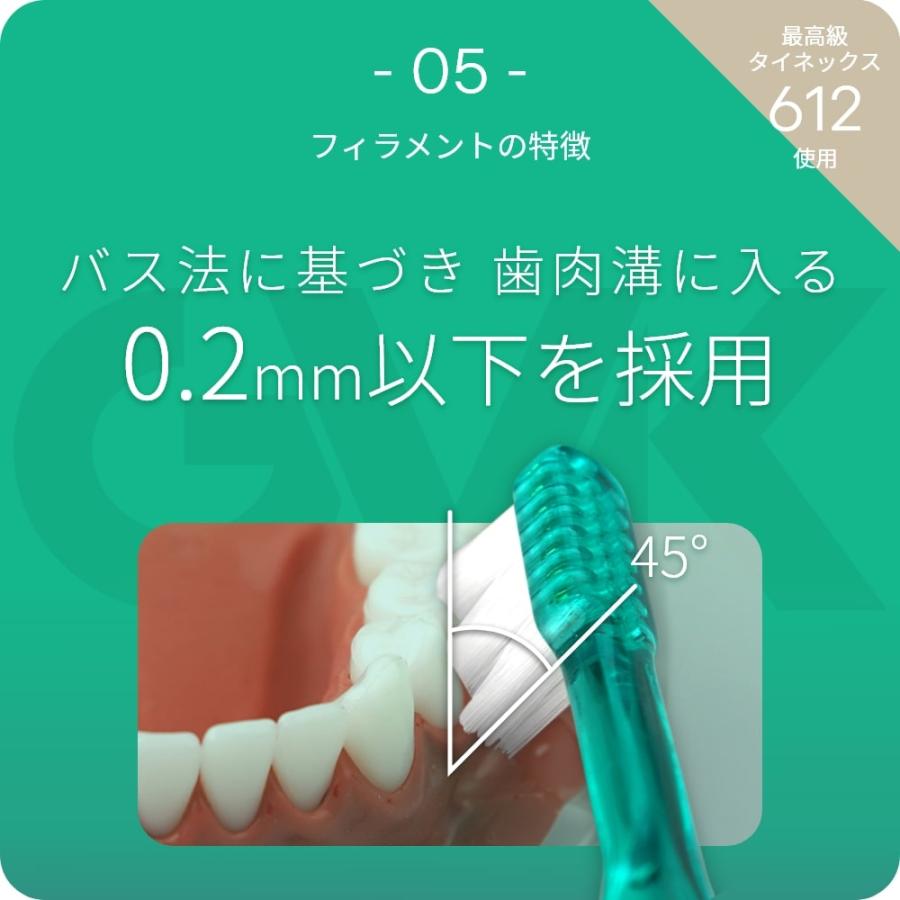 歯ブラシ G.V.K GVK 3.07 1本 メール便OK : アットイーハ - 通販