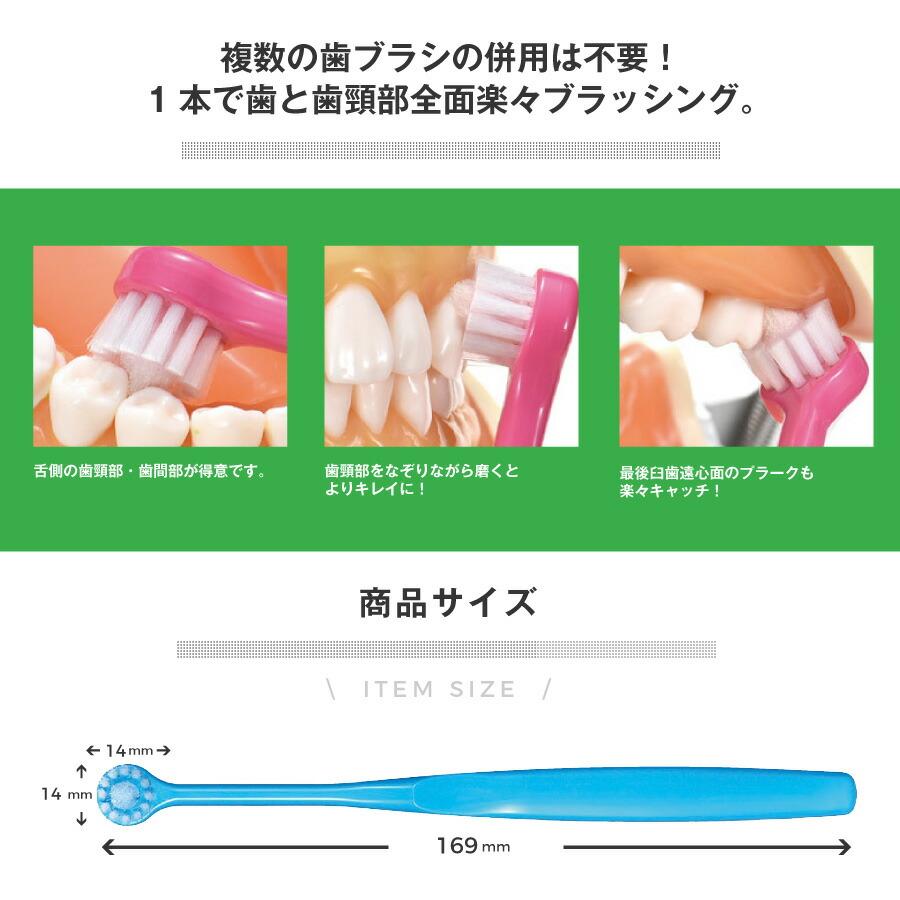 ワンタフトブラシ Ci メディカル CIRCLETUFT サークルタフト 4本