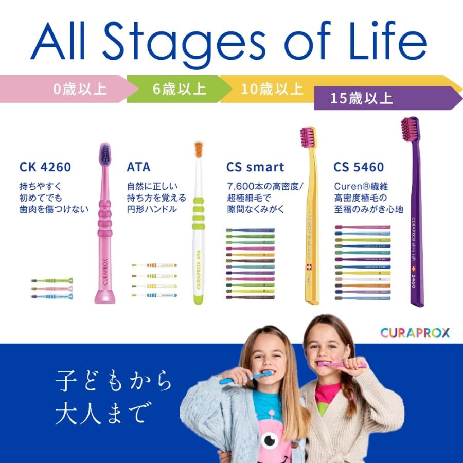 CURAPROX（クラプロックス） 歯ブラシ CS5460 ウルトラソフト 4本