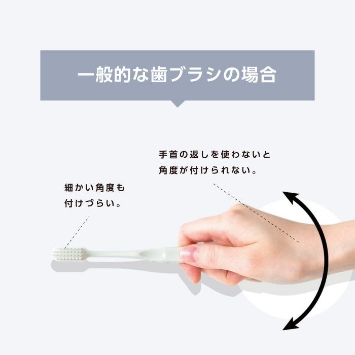 歯ブラシ gugu ググ ペンタゴン プラスサイズ フラット毛 5本 メール便送料無料｜i-ha｜06