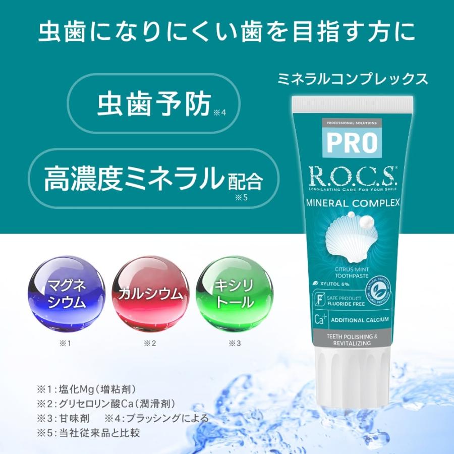 歯磨き粉 ロックスPRO MINERAL COMPLEX ミネラルコンプレックス 94g