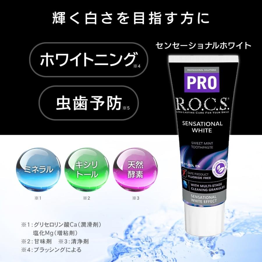 数量限定 セール 歯磨き粉 ロックスPRO SENSATIONAL WHITE