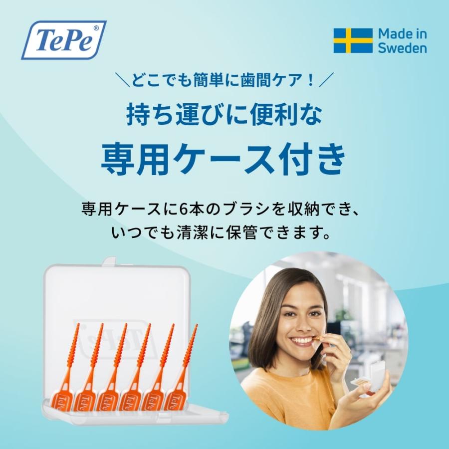 TePe 歯間ブラシ テペ イージーピック 1セット 36本+ケース XS/S