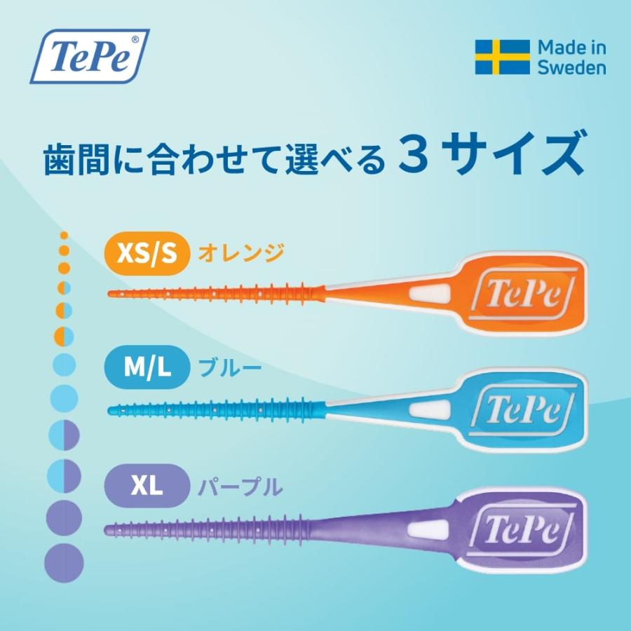 TePe 歯間ブラシ テペ イージーピック 1セット 36本+ケース ☆3個