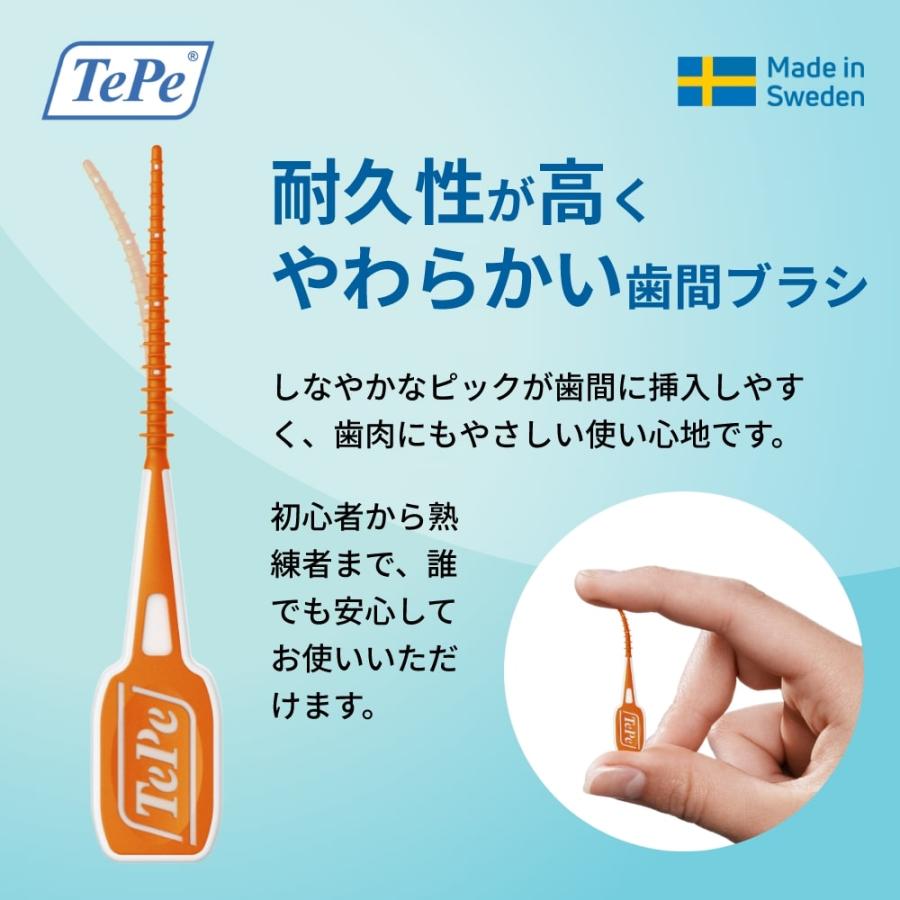 TePe 歯間ブラシ テペ イージーピック 1セット 36本+ケース XL