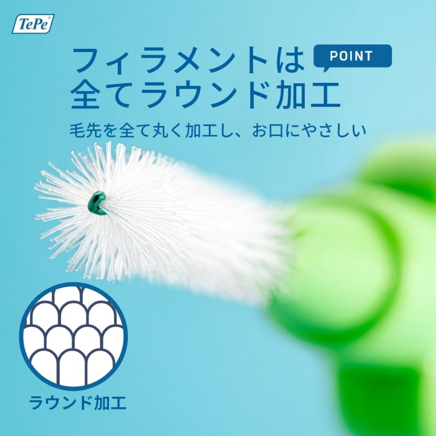 TePe 歯間ブラシ テペ オリジナル歯間ブラシ グレー 3L 専用キャップ1