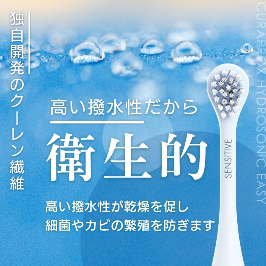 【はこぽす対応商品】 音波式電動歯ブラシ CURAPROX クラプロックス HYDROSONIC EASY ハイドロソニックイージー ホワイト 1台セット 送料無料