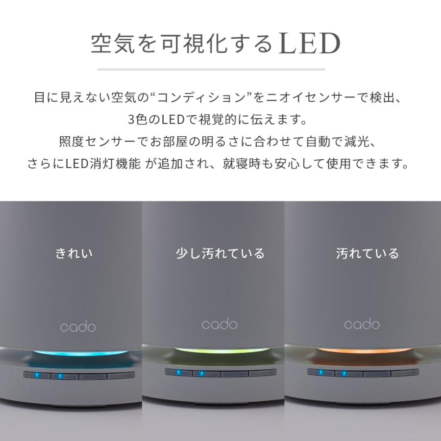 空気清浄機 cado カドー 17畳 LEAF130 除菌 脱臭 ウイルス PM2.5