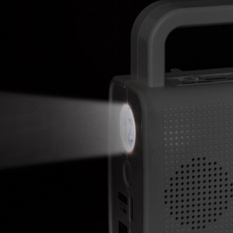 CITIZEN（シチズン） 防災クロック ホワイト 4RQ001-003 多機能型防災