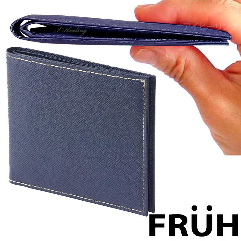 Fruh 薄型スマート スリムウォレット 二つ折り財布 ネイビー フリュー Gl012l Navy 日本製 I101s401 Gl012l アイヒーリング 通販 Yahoo ショッピング