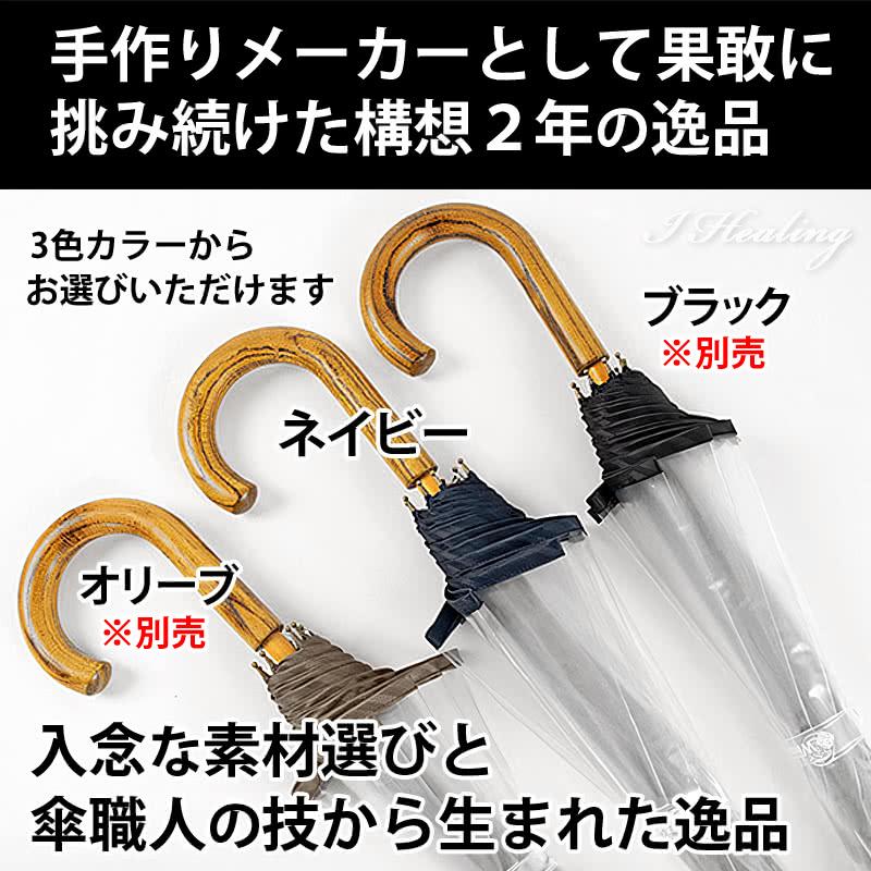 ホワイトローズ 日本製ビニール傘 雨傘 カテールMI7 ネイビー