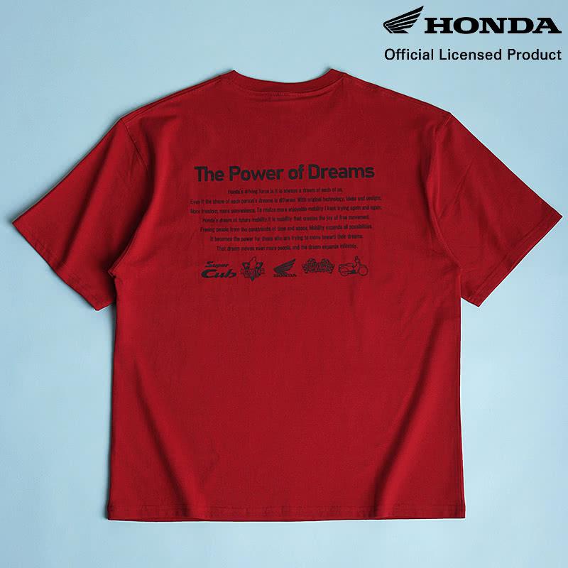 ホンダ HONDA×MONSTER WORLD 半袖 Tシャツ The Power of Dreams